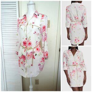 GUESS Floral Modern Dress - size XS - NEW with Tags